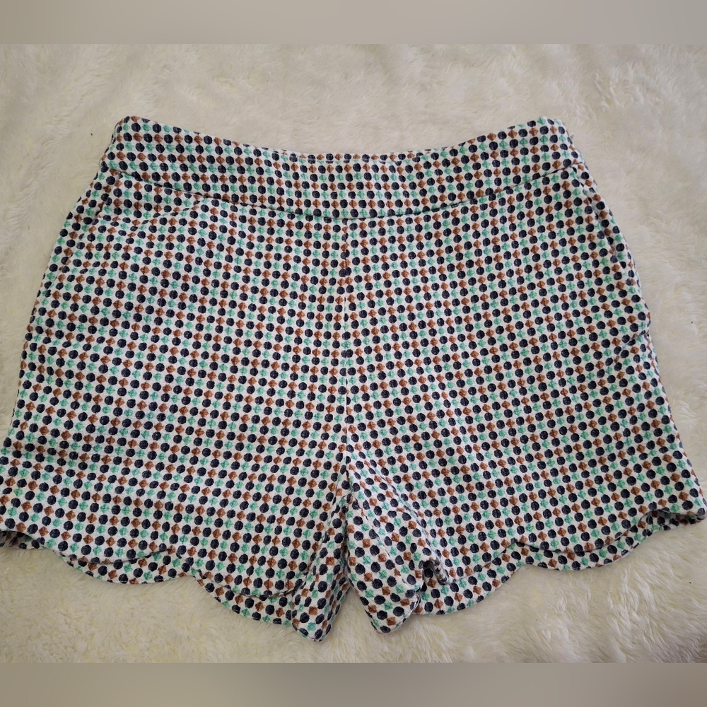 Anthropologie Blue And Green Shorts Size 2.